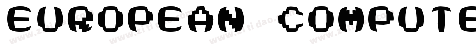 European Computer字体转换